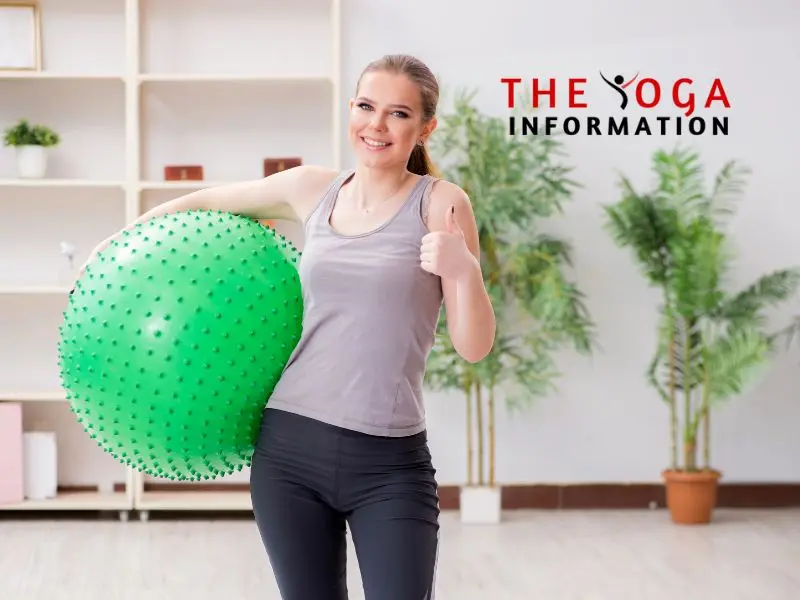 Image depicting the benefits and versatility of using yoga balls