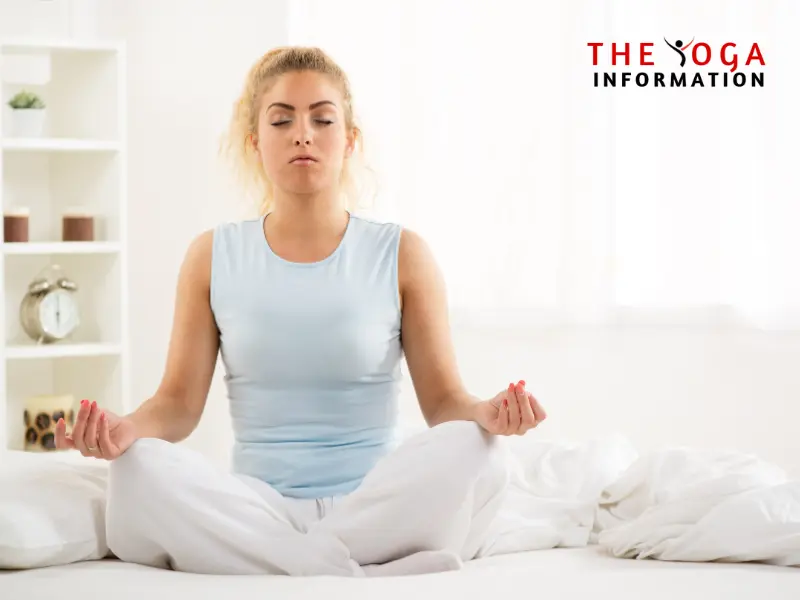 "Beginner meditating in a comfortable morning space"