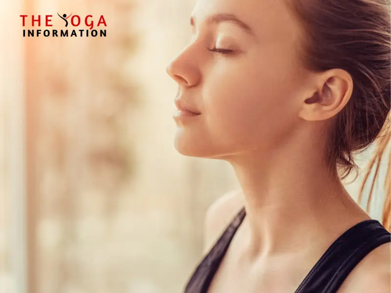 "Beginner practicing deep breathing during morning meditation"